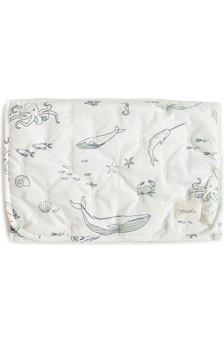 Pehr On The Go Changing Pad, Main, color, Life Aquatic