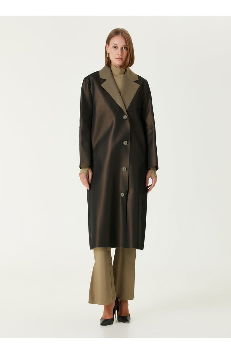 PCFG Wool Blend Paper Women Coat, Alternate, color, Multicolor