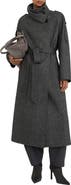 Reiss Martina Wool Blend Belted Coat