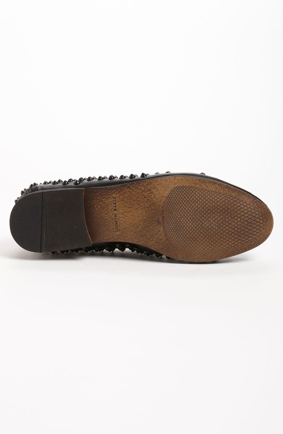 'Jagggrr' Studded Loafer, Alternate, color, BLACK/ STUDS