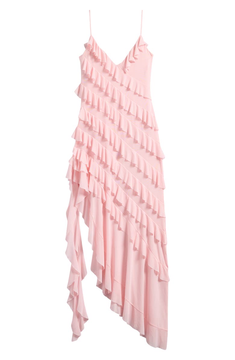 AFRM Vienna Tiered Ruffle Maxi Dress, Alternate, color, Pinkesque