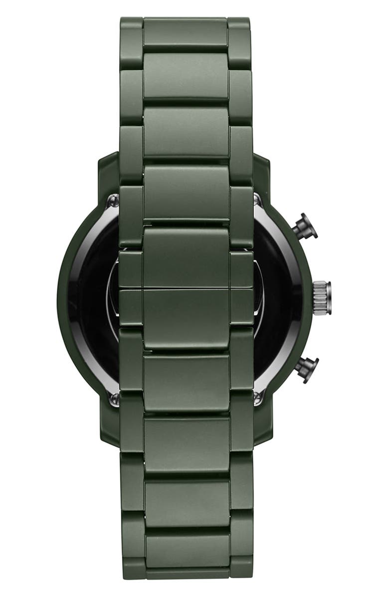 MVMT Chronograph Ceramic Bracelet Watch, 45mm, Alternate, color, 