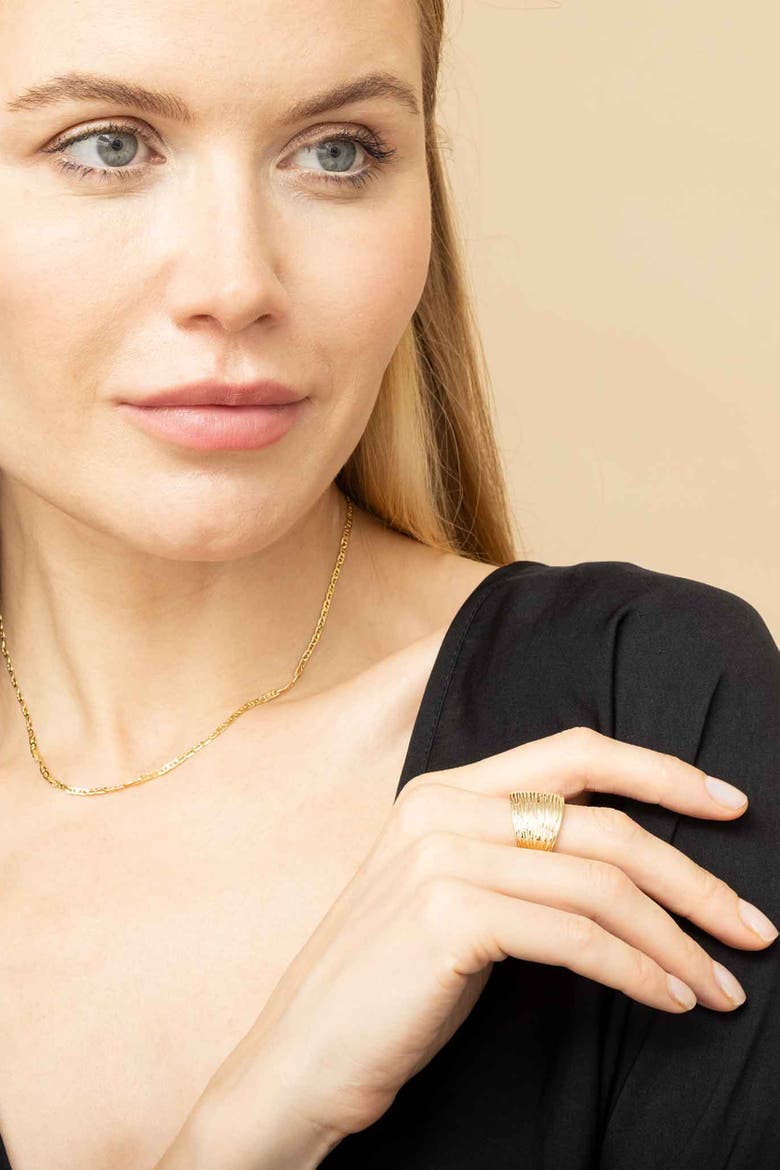 14K Yellow Gold Dinner Party Ring, Alternate, color, Yellow Gold