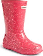 Hunter Kids' Original First Classic Glitter Rain Boot