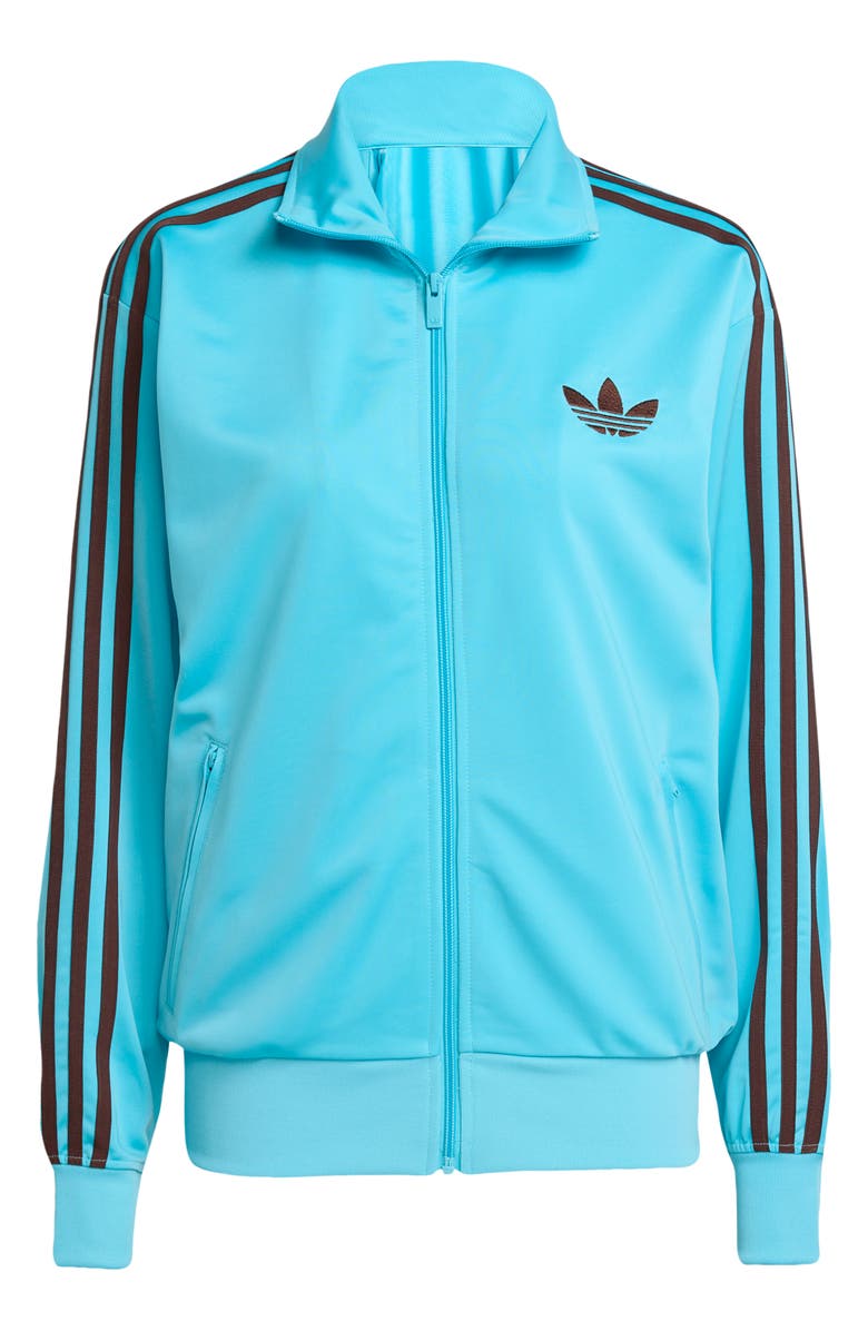 adidas Firebird Recycled Polyester Track Jacket, Alternate, color, Blue/ Auburn