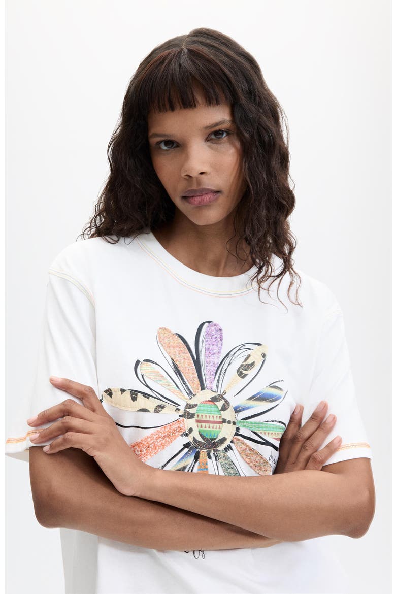 Graphic Cotton T-Shirt, Alternate, color, WHITE