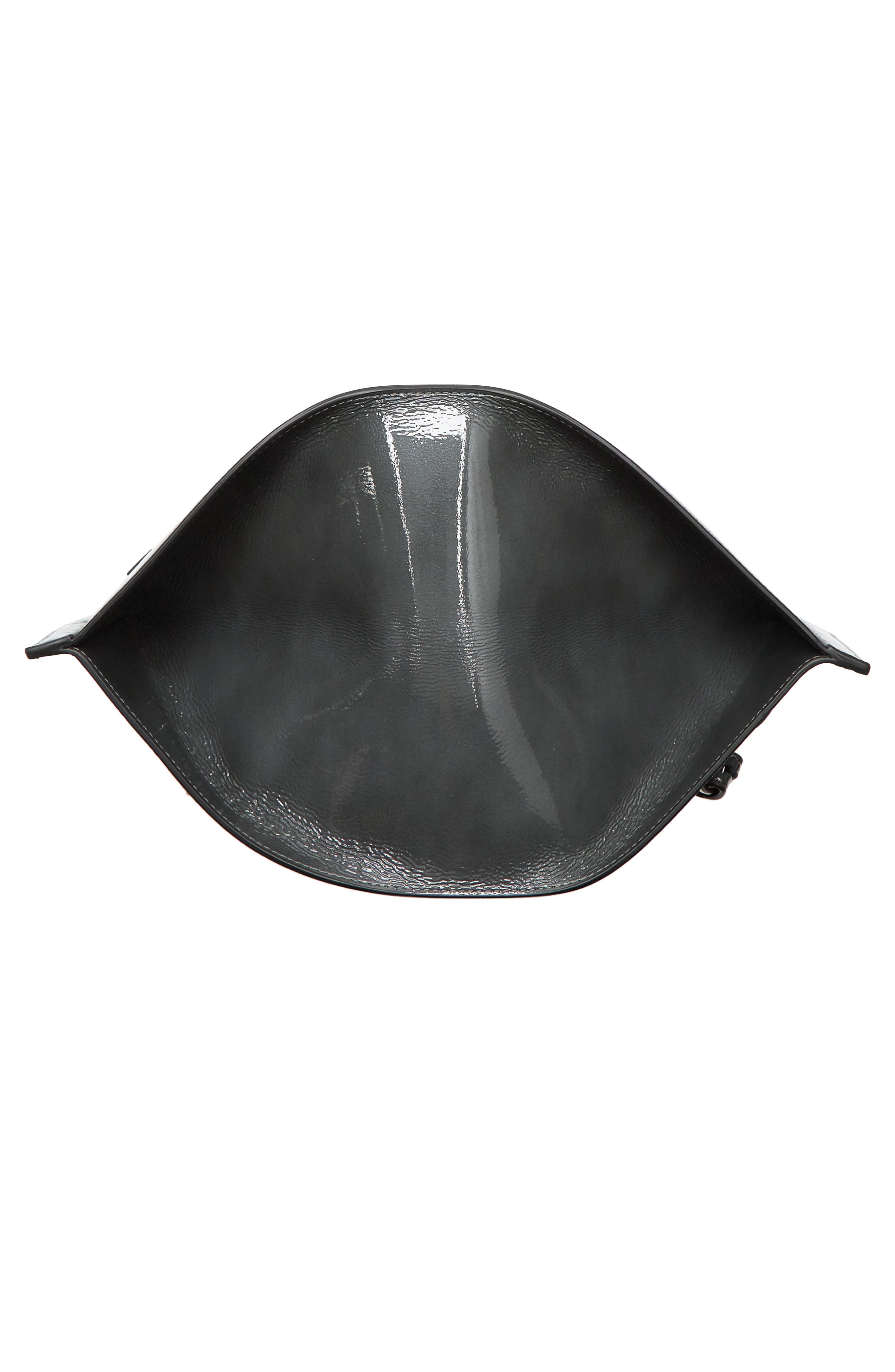 AllSaints Alpha S Patent Leather Backpack, Alternate, color, 