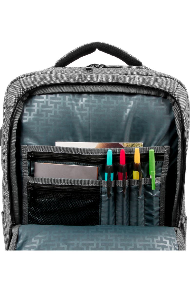 J World Tanka Pilgrim Business Laptop Backpack, Alternate, color, Grey