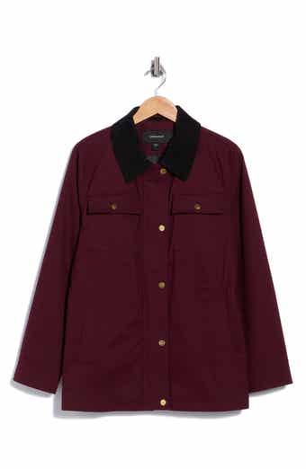 Cinched Waist Twill Jacket