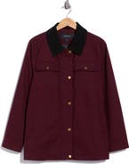 Bernardo Cinched Waist Twill Jacket
