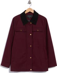Bernardo Cinched Waist Twill Jacket
