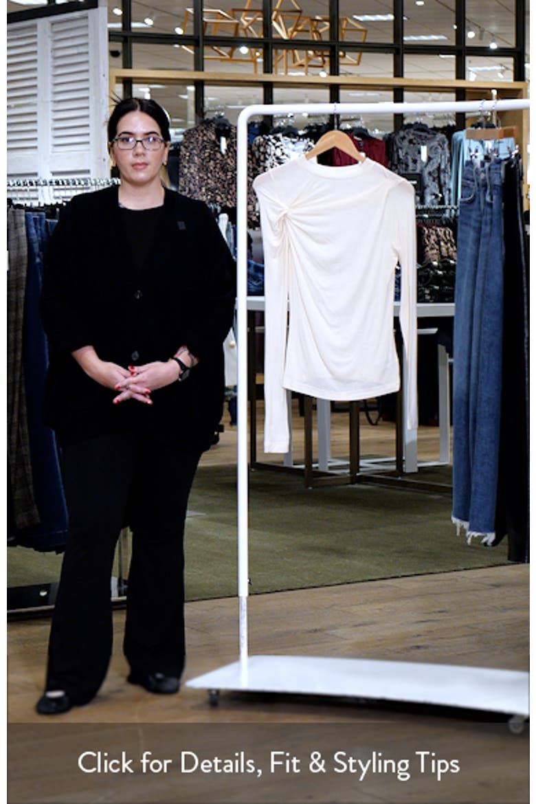 Lissa Twist Front Long Sleeve T-Shirt video