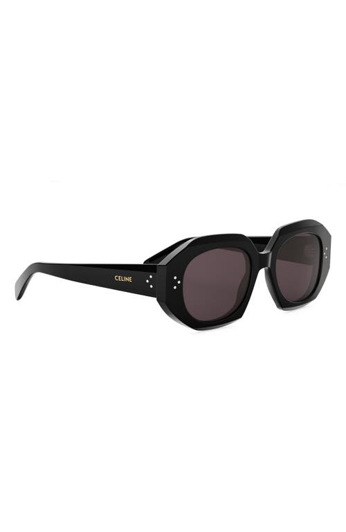 Celine Bold 3 Dots 52mm Geometric Sunglasses