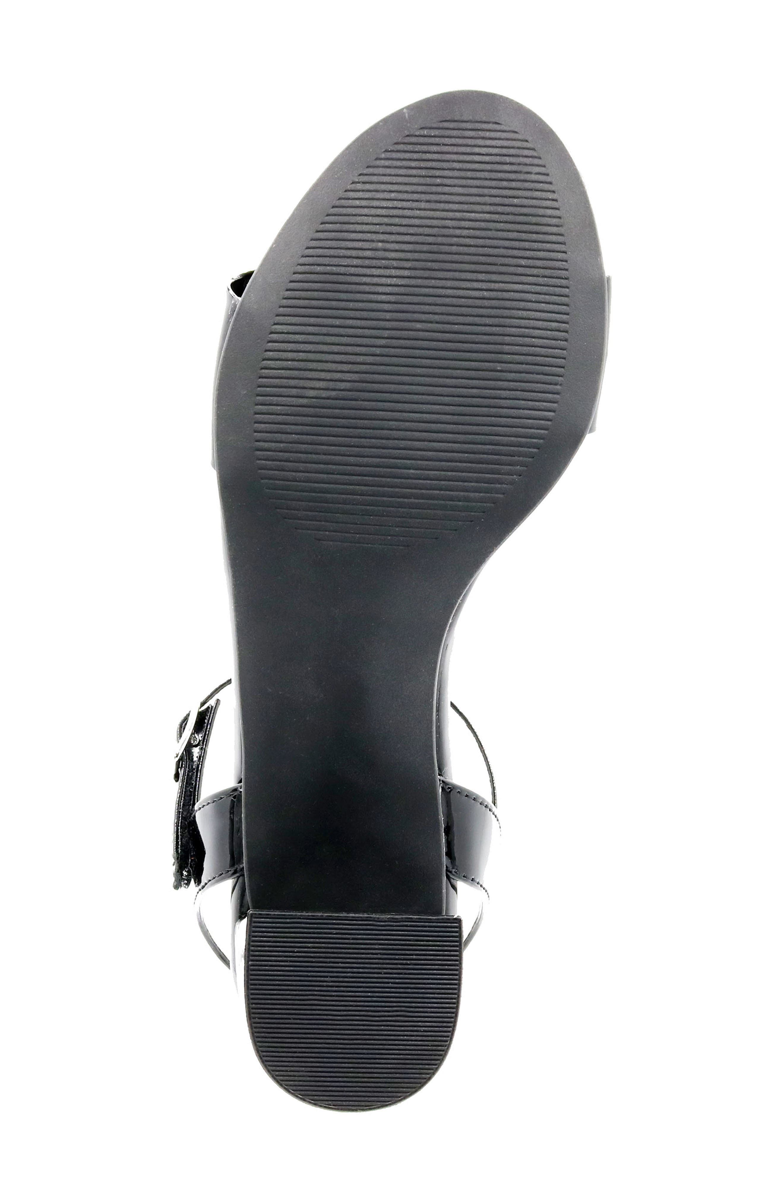 David Tate Ageless Ankle Strap Sandal, Alternate, color, Black Patent