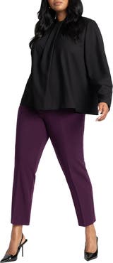 ELOQUII The 365 Semi Stretch Slim Leg Pant