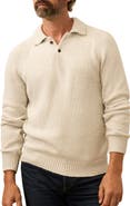 Faherty Heirloom Organic Cotton Polo Sweater