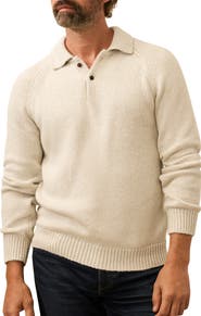 Faherty Heirloom Organic Cotton Polo Sweater