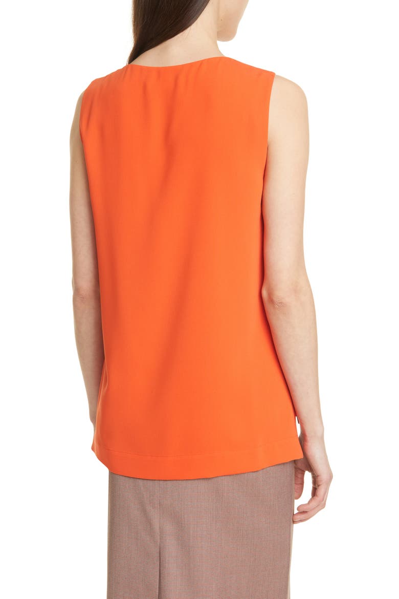 Irvetta Sleeveless Blouse, Alternate, color, FIERY ORANGE