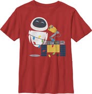 Wall-E Boys' Eve Christmas Lights Graphic Graphic Short Sleeve T-Shirt