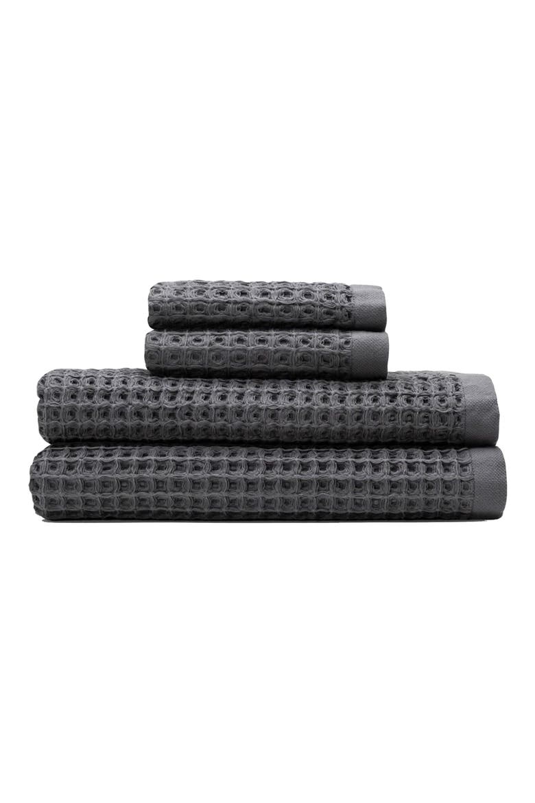 Guild 4-Piece Towel Set, Main, color, CHARCOAL