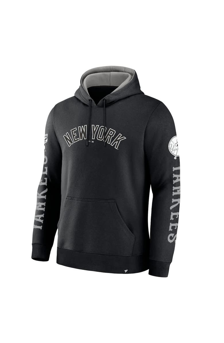 FANATICS Men's Fanatics  Black New York Yankees Big City Legacy Fleece Pullover Hoodie, Alternate, color, 