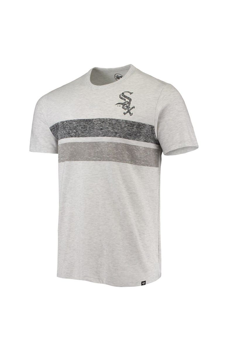 '47 Men's '47 Heathered Gray Chicago White Sox Team Logo T-Shirt, Alternate, color, 