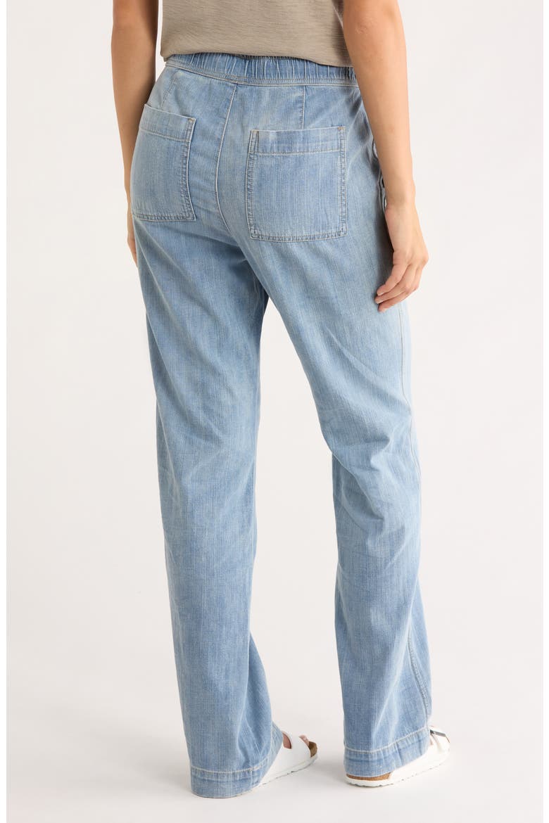 Wide Leg Denim Pants, Alternate, color, LIGHT WASH