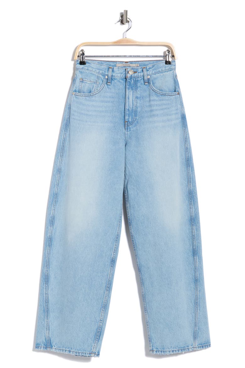 Bailey High Waist Relaxed Barrel Leg Jeans, Alternate, color, FIGHTER