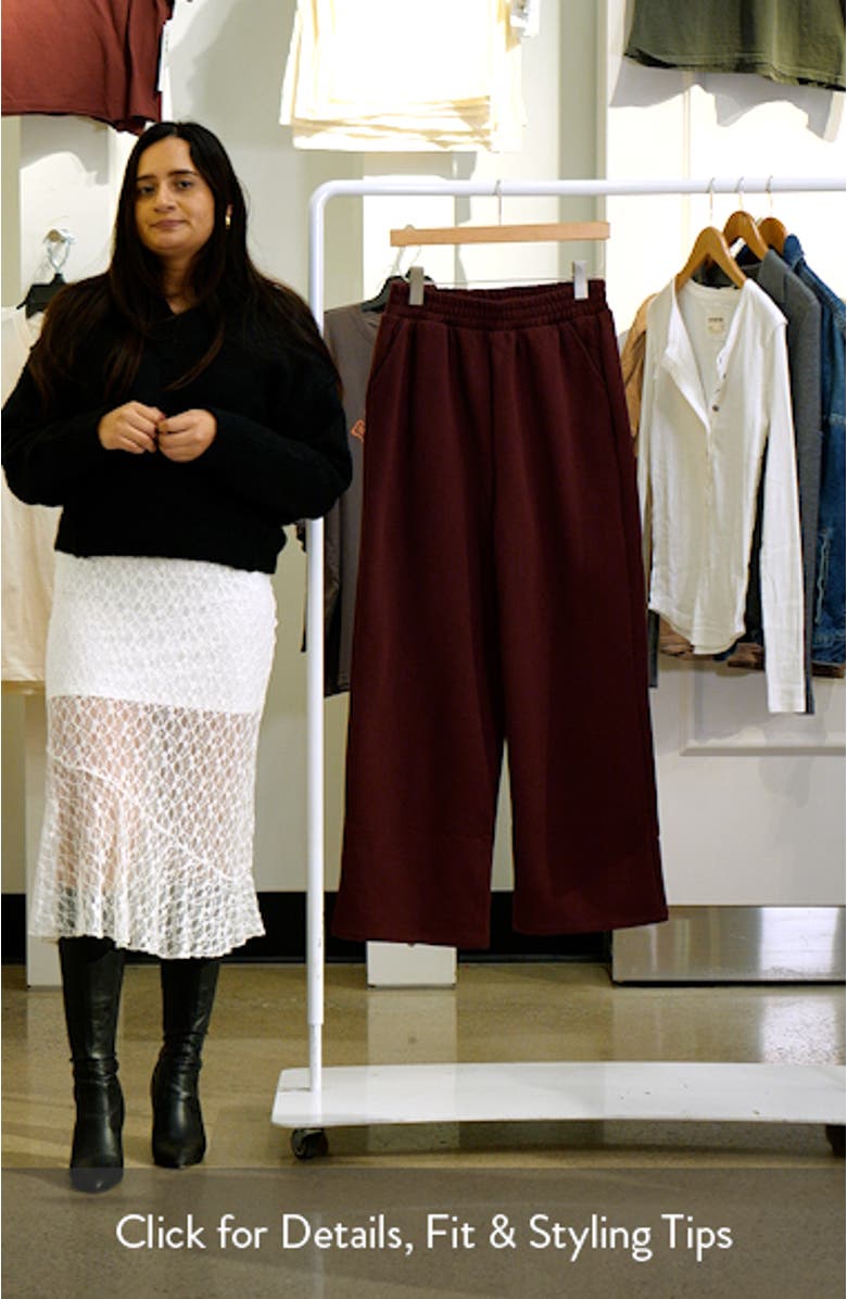 Straight Leg Sweatpants, sales video thumbnail