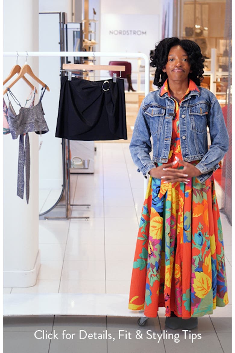 Abstract Swirl Chand Cover-Up Skirt video