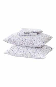 Woven & Weft Floral Print Microfiber Sheet Set