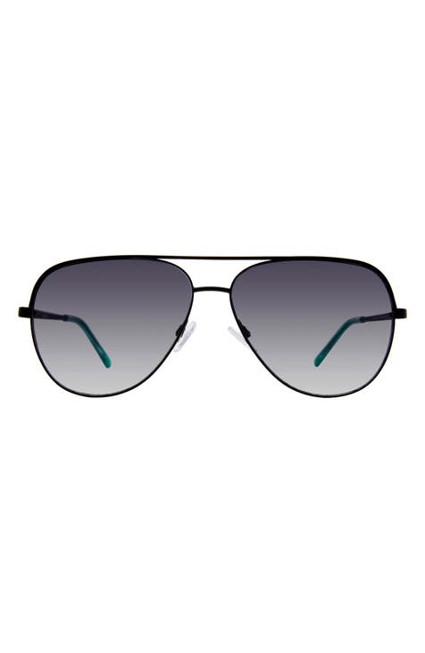 64mm Aviator Sunglasses