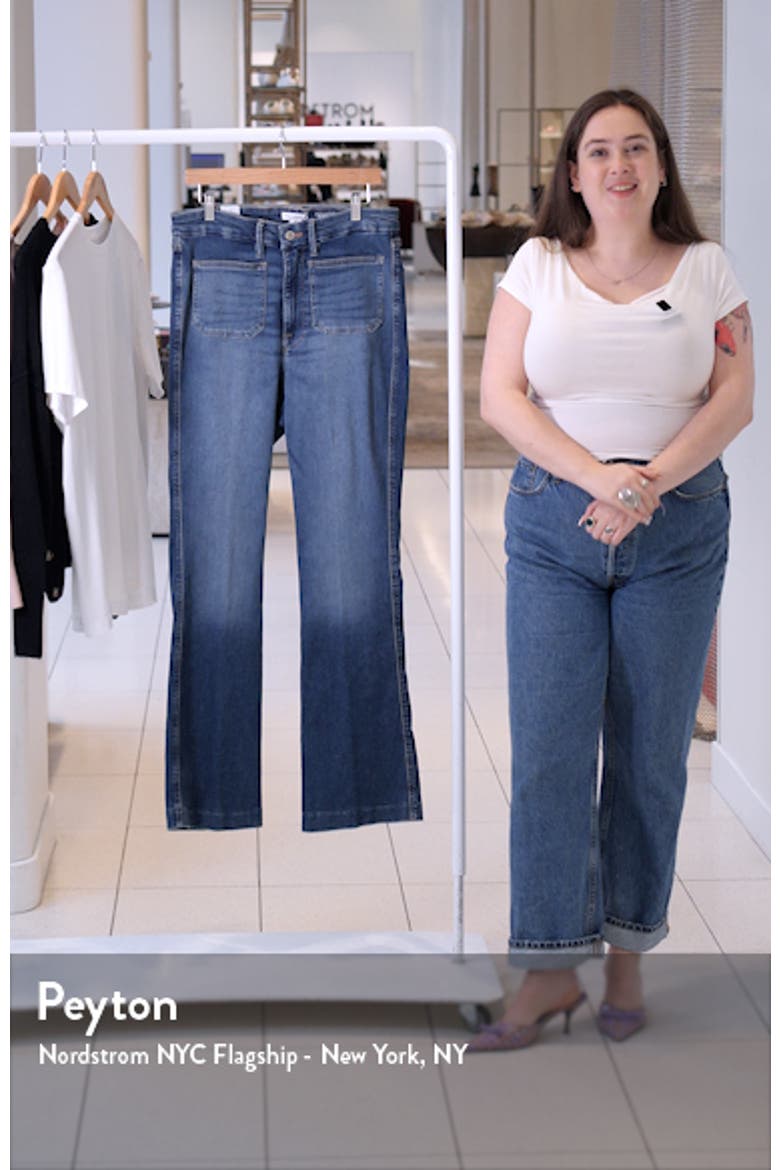 Good Curve Patch Pocket Bootcut Jeans video