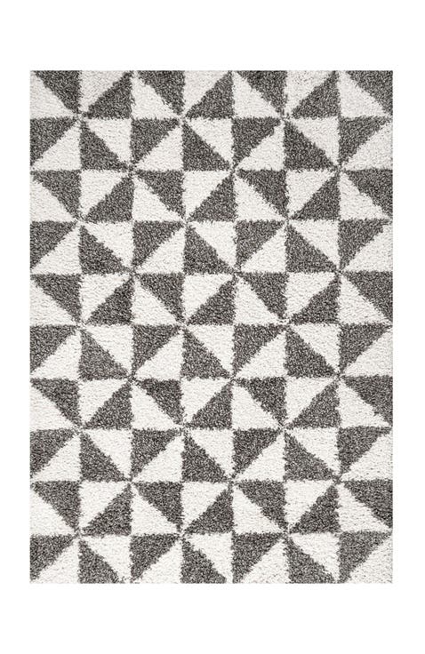 Alcudia Geometric Shag Area Rug