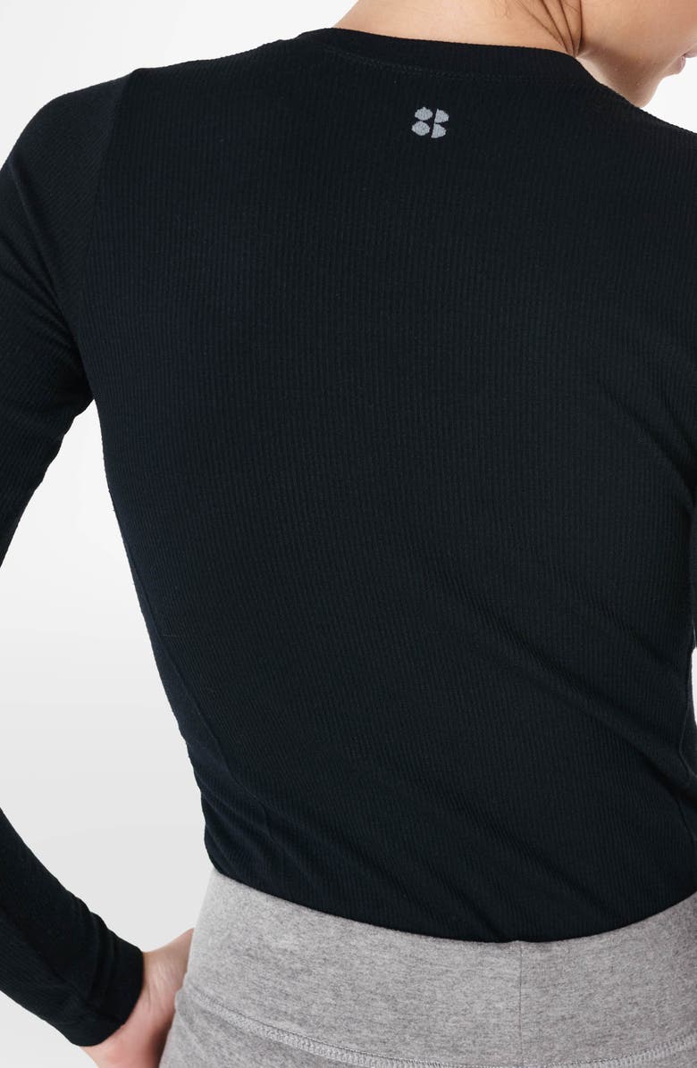 Sweaty Betty Glisten Seamless Long Sleeve Top, Alternate, color, 