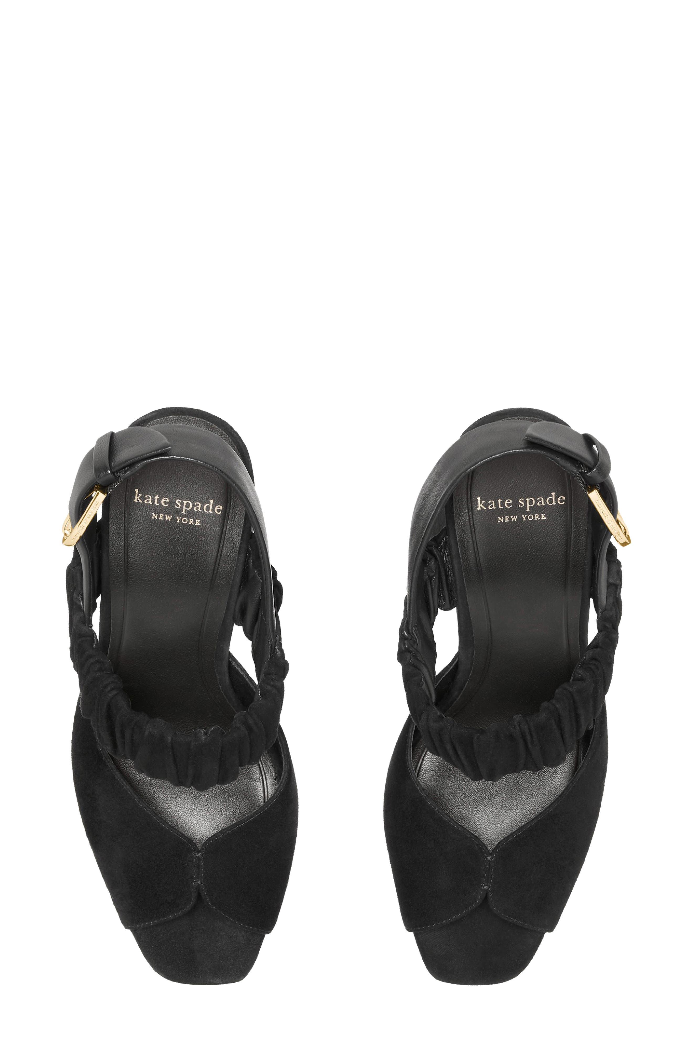 sylvie platform sandal, Alternate, color, BLACK