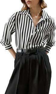 Lilysilk The Amalfi Stripe Silk Shirt