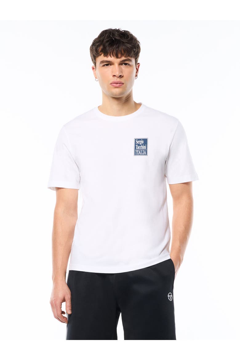 Italia T-Shirt, Main, color, BRILLIANT WHITE