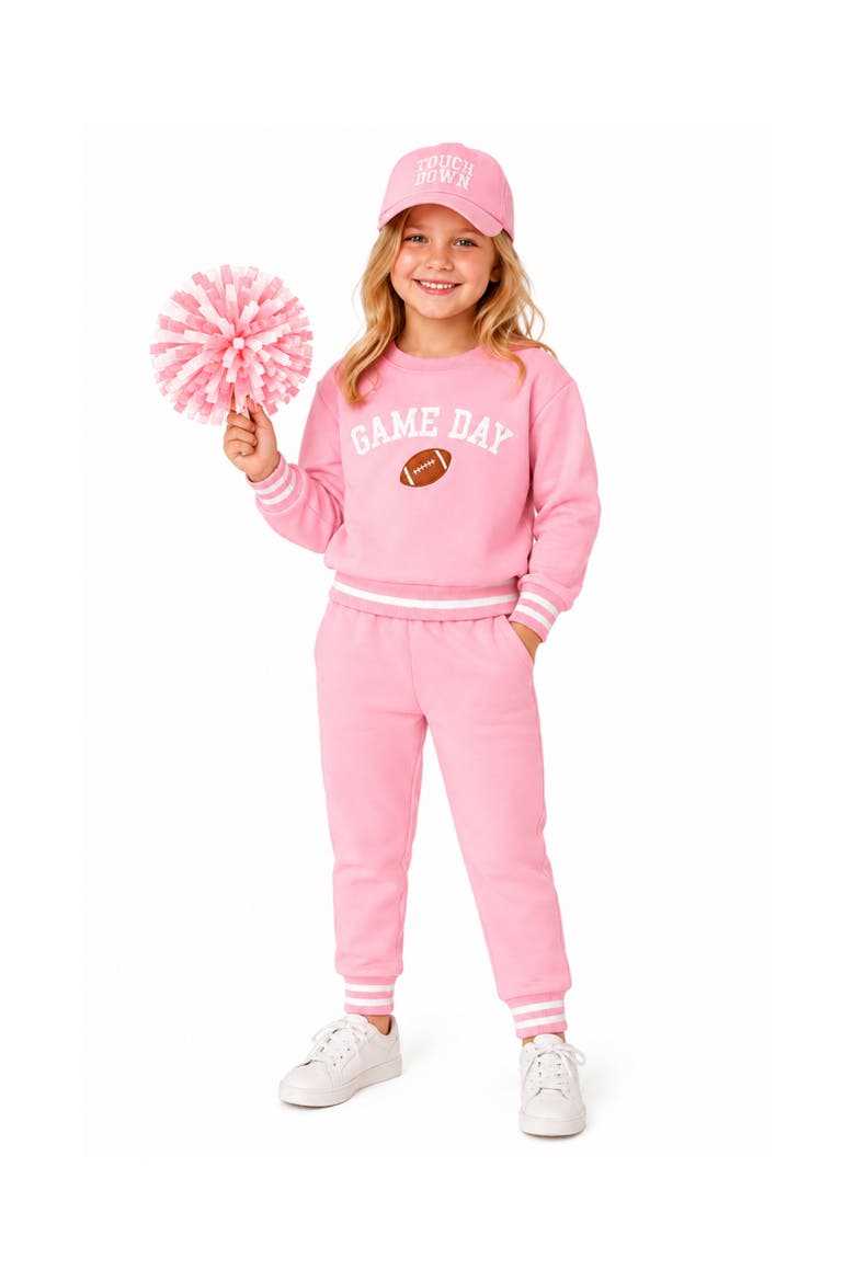 Game Day Crewneck Sweatshirt, Alternate, color, Pink