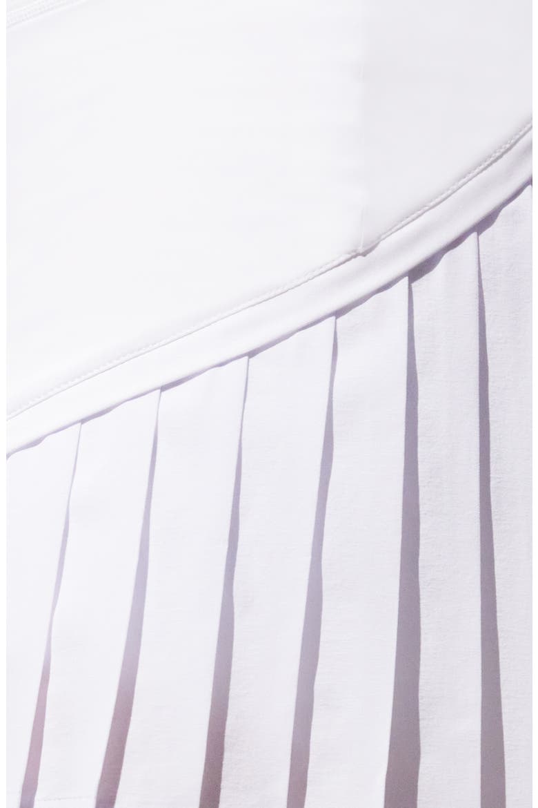 Power Tennis Skirt, Alternate, color, WHITE