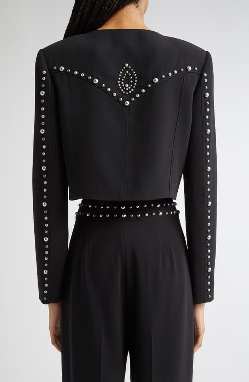 Cinq À Sept Cinq A Sept Olga Studded Jacket In Black