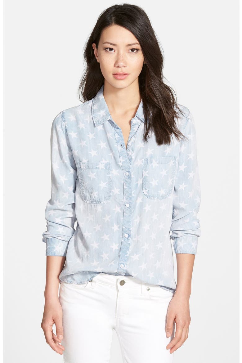 'Carter' Chambray Shirt, Main, color, STAR WASH