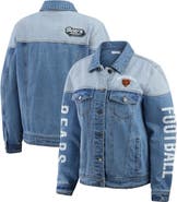 WEAR by Erin Andrews Women's WEAR by Erin Andrews  Chicago Bears Full-Button Denim Jacket