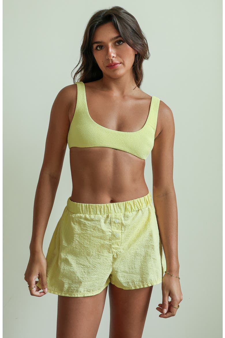 Sundaze Boxer Short, Main, color, Baby Yellow