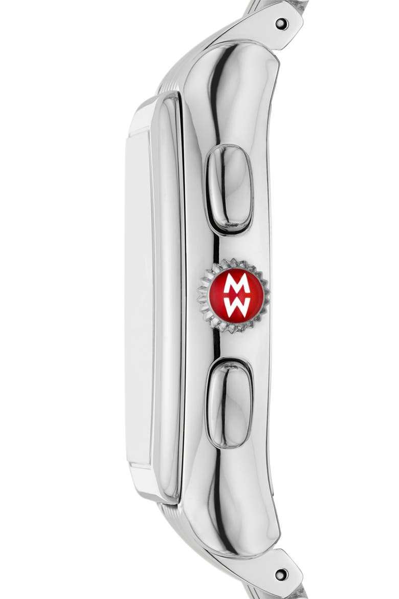 Releve Diamond Bracelet Watch, 45mm - 0.04ct., Alternate, color, SILVER