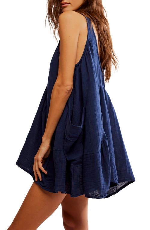 FREE PEOPLE FREE PEOPLE PINA COLADA COTTON TUNIC MINIDRESS