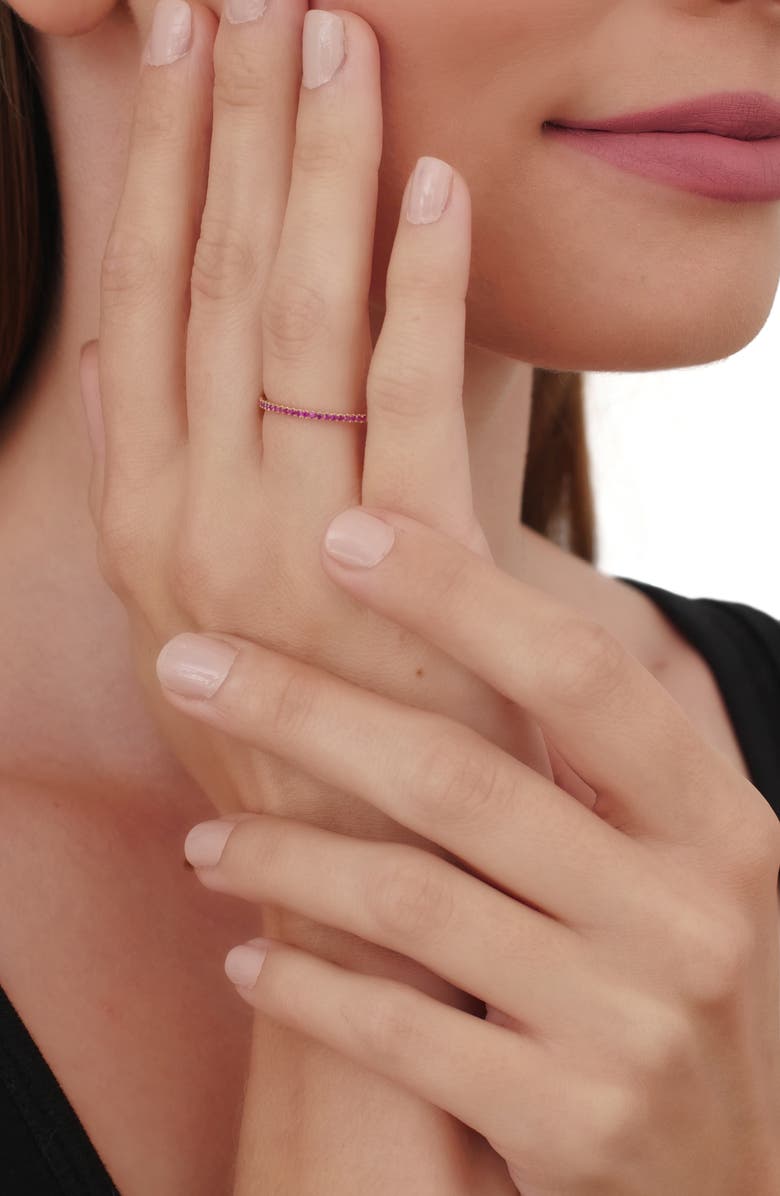 Bony Levy Stackable Ruby Ring, Alternate, color,