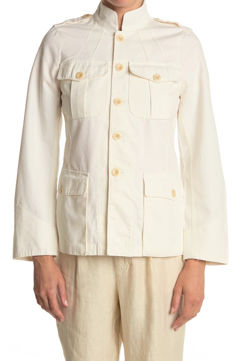 Officer Cotton Jacket, Alternate, color, NATURAL