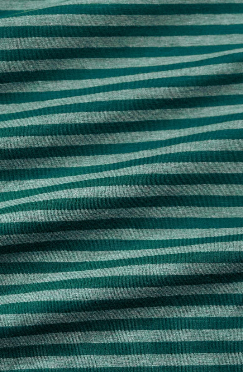 Seasalt Cornwall Landing Stripe Cotton Turtleneck, Alternate, color, Pellitras Verte