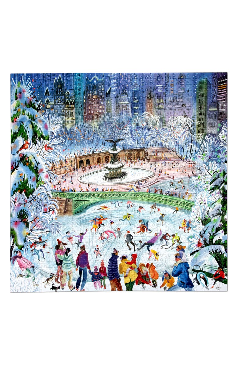 eeBoo New York City Skaters 1000-Piece Puzzle, Alternate, color, Multi